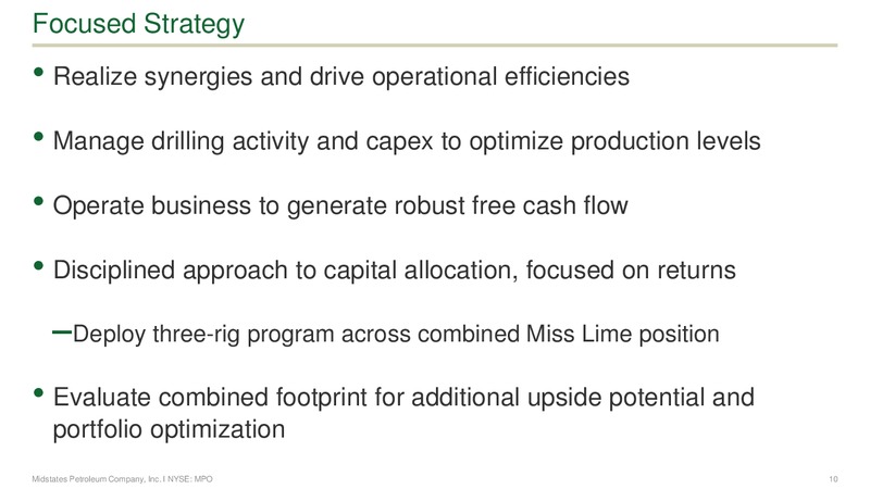Combination of Midstates and Sandridge Energy – Midstates Petroleum – slide 8