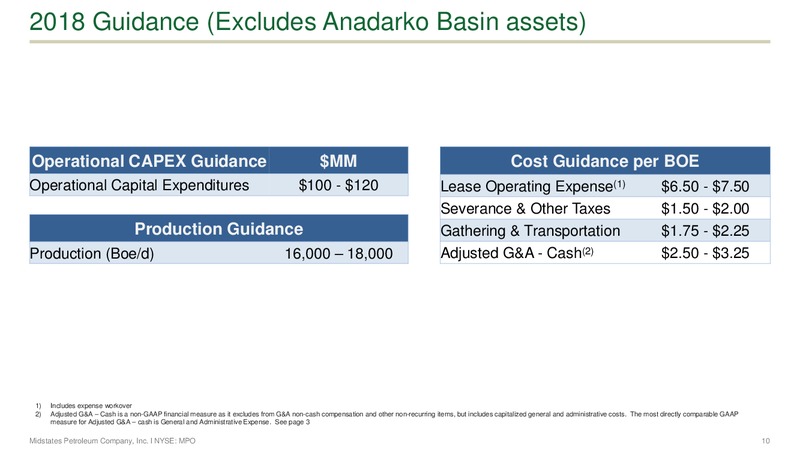 4Q 2017 Earnings Supplement – Midstates Petroleum – slide 7