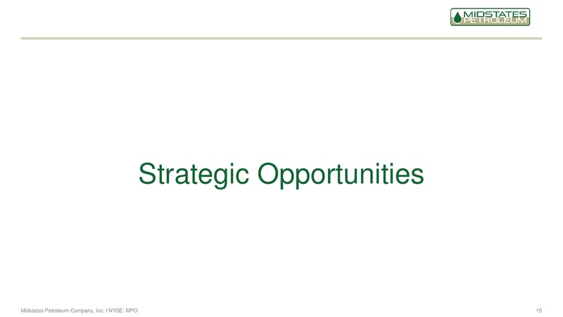 1Q 2018 Earnings Presentation – Midstates Petroleum – slide 13