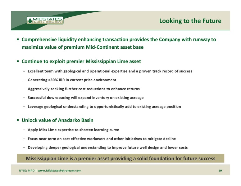 Louisiana Energy Conference – Midstates Petroleum – slide 17
