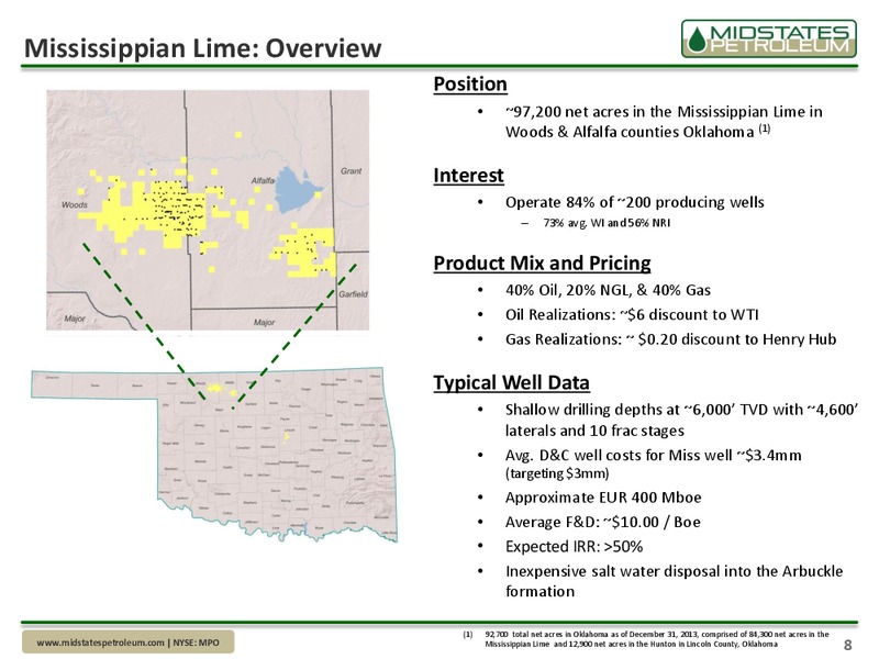 HOWARD WEIL 42ND ANNUAL ENERGY CONFERENCE – Midstates Petroleum – slide 6