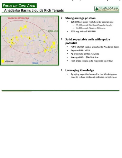 IPAA OIL & GAS INVESTMENT SYMPOSIA – Midstates Petroleum – slide 10