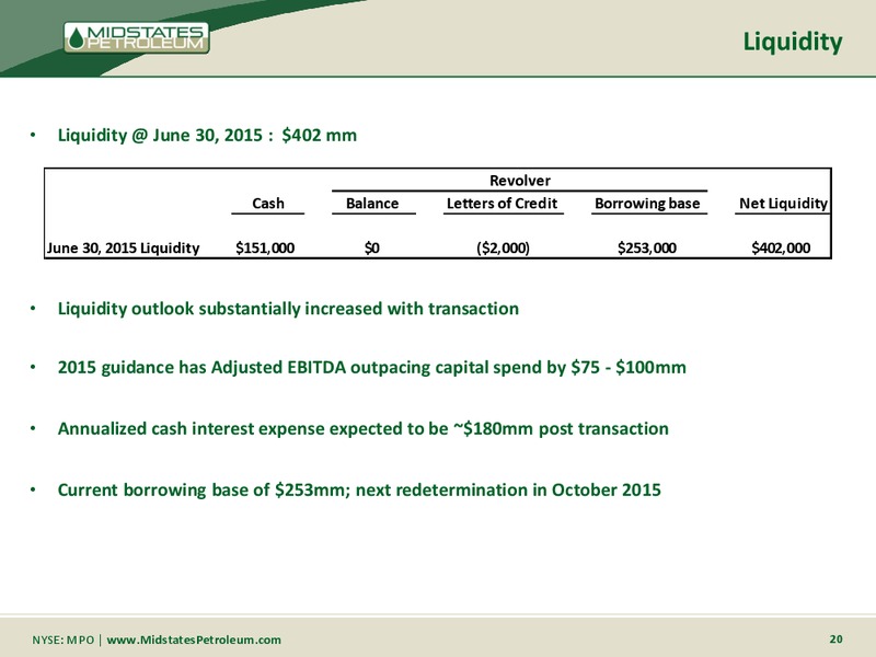 Enercom The Oil and Gas Conference – Midstates Petroleum – slide 18