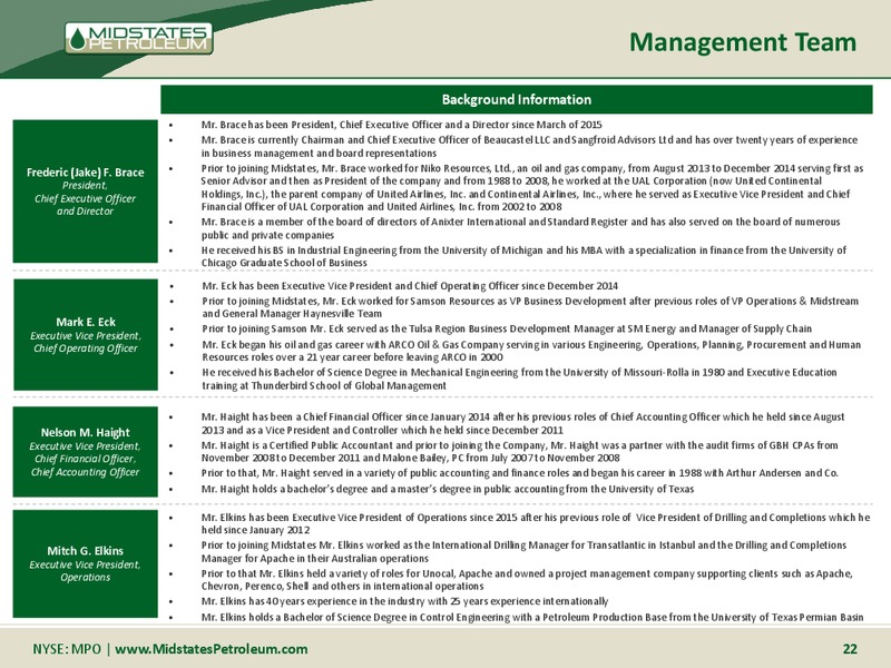 Enercom The Oil and Gas Conference – Midstates Petroleum – slide 20