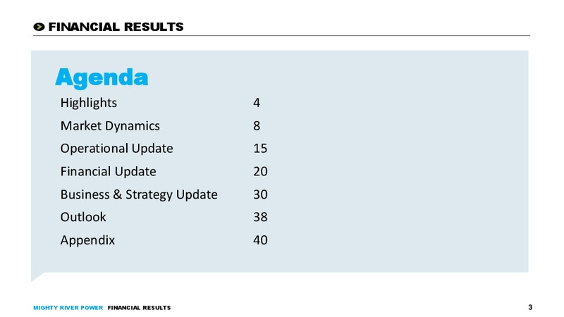 August 2015 Financial Results – Mighty River Power – slide 2