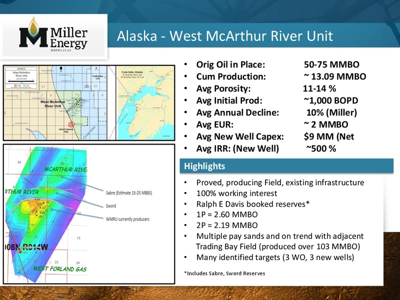 IPAA OGIS – Miller Energy Resources, Inc. – slide 16