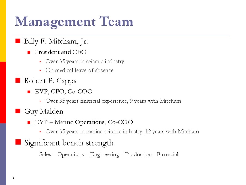 GLOBAL HUNTER 100 CONFERENCE – Mitcham Industries – slide 3