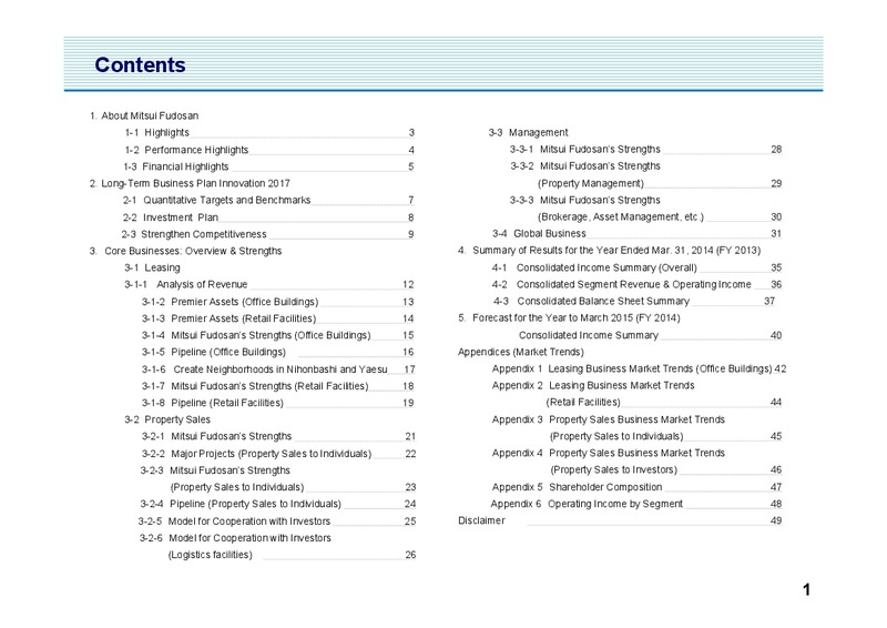 Investor Presentation – Mitsui & Co. Ltd. – slide 2