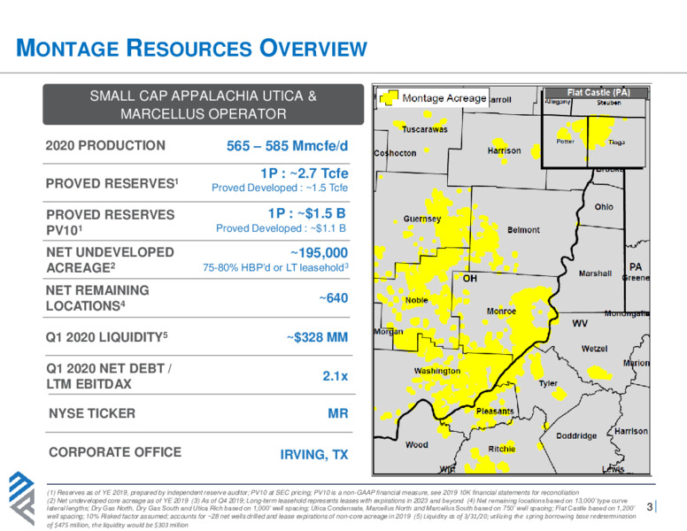 June 2020 Investor Presentation – Montage Resources Corp. – slide 2