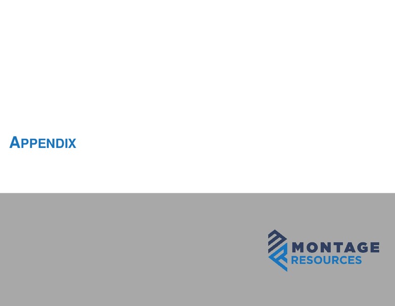 June 2019 Corporate Presentation – Montage Resources Corp. – slide 28