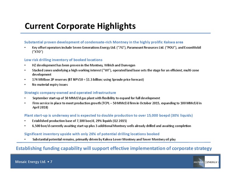 September 2015 Corporate Presentation – Mosaic Energy Ltd – slide 4