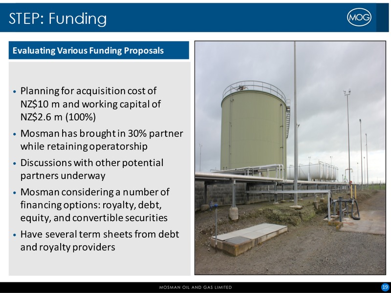 September 2015 Investor Presentation – Mosman Oil and Gas Ltd. – slide 18