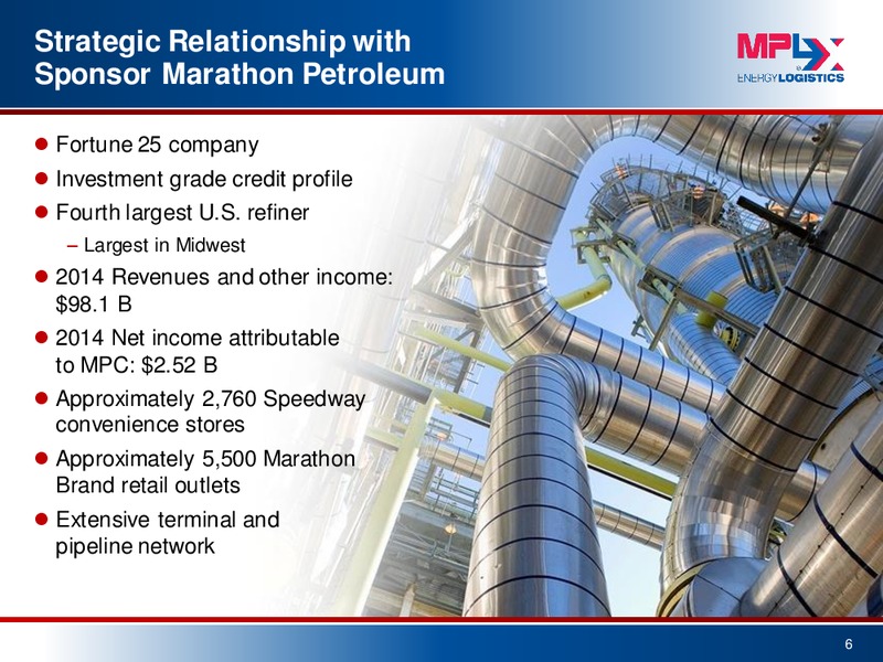 August 2015 Investor Presentation – MPLX Lp – slide 5