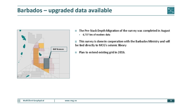 Q2 2015 Results – Multiclient Geophysical Asa – slide 7