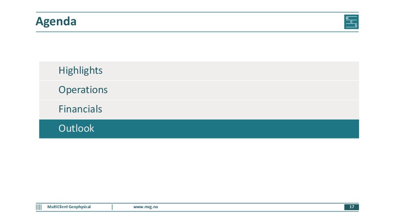 Q2 2015 Results – Multiclient Geophysical Asa – slide 16