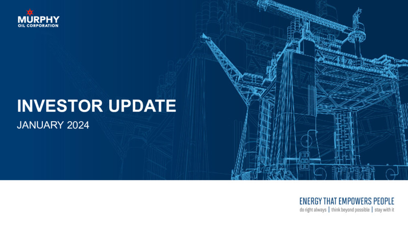 January 2024 Investor Presentation – Murphy Oil Corp – slide 29