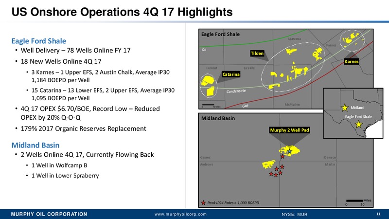 4Q 2017 Earnings Conference Call – Murphy Oil Corp – slide 10