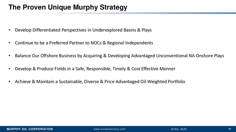 Simmons Annual Energy conference – Murphy Oil Corp – slide 32