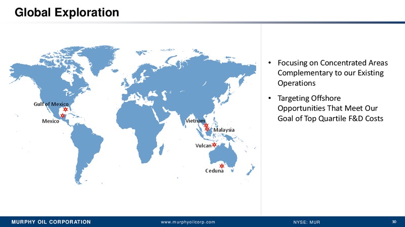 Simmons and Co 17th Annual Energy Conference – Murphy Oil Corp – slide 29