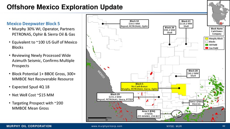 May 2018 Investor Update – Murphy Oil Corp – slide 41
