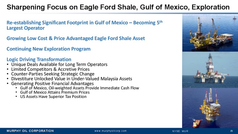 Annual Meeting of Stockholders and Supplemental Material – Murphy Oil Corp – slide 14