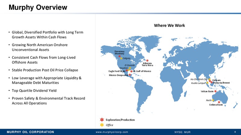 2017 RBC Global Energy and Power Executive Conference – Murphy Oil Corp – slide 3