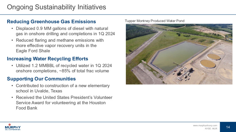 June 2024 Investor Presentation – Murphy Oil Corp – slide 13