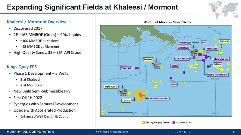 JP Morgan Energy Conference – Murphy Oil Corp – slide 13