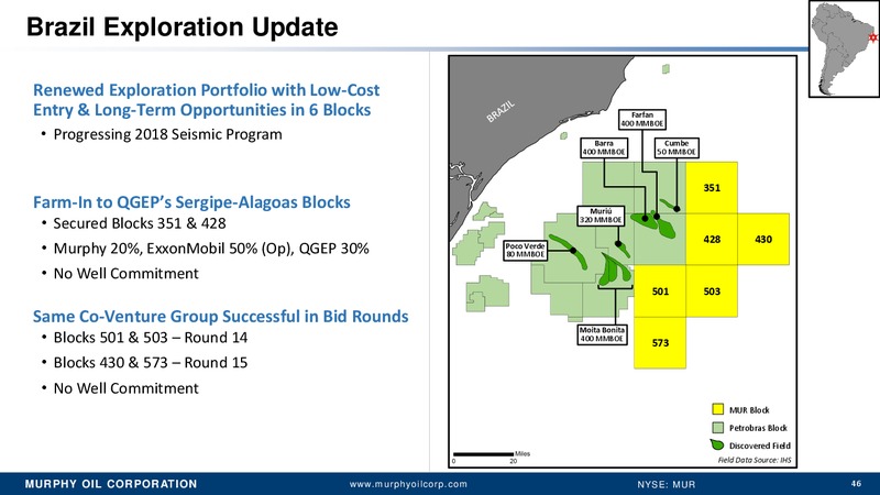 UBS Houston Bus less Tour September 2018 – Murphy Oil Corp – slide 39