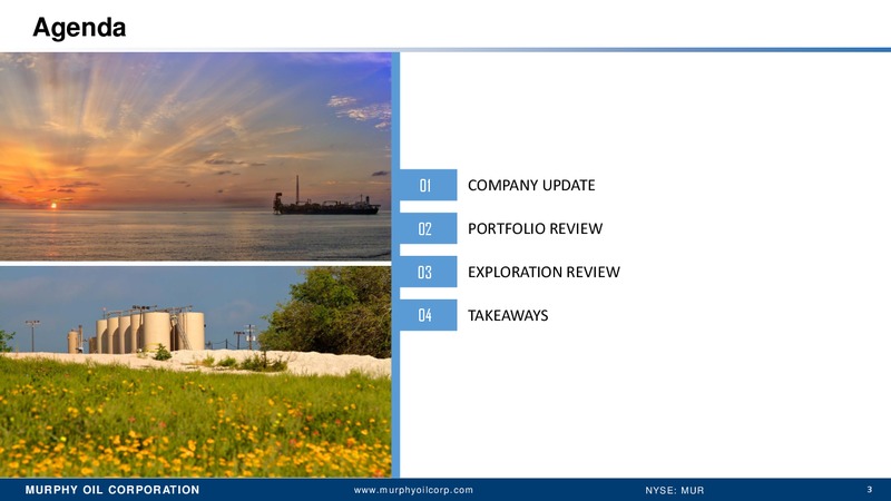 CREDIT SUISSE 4TH ANNUAL OIL & GAS NON BUS TOUR – Murphy Oil Corp – slide 2
