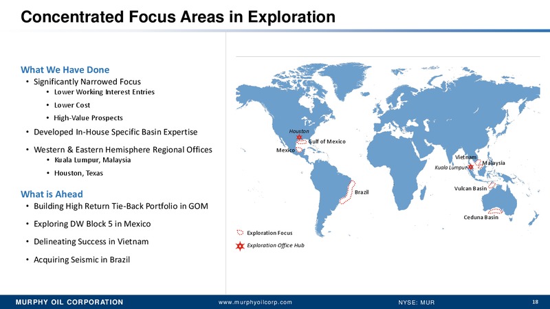 BAML Leverage Finance Conference – Murphy Oil Corp – slide 17
