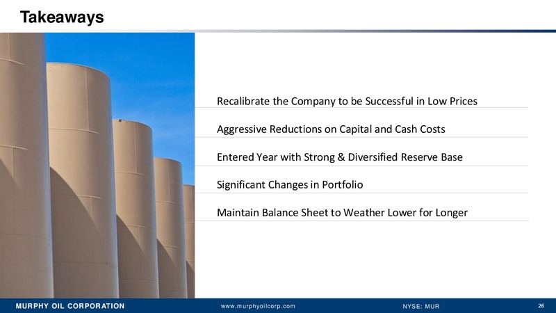 Bernstein 32nd Annual Strategic Decisions Conference – Murphy Oil Corp – slide 25