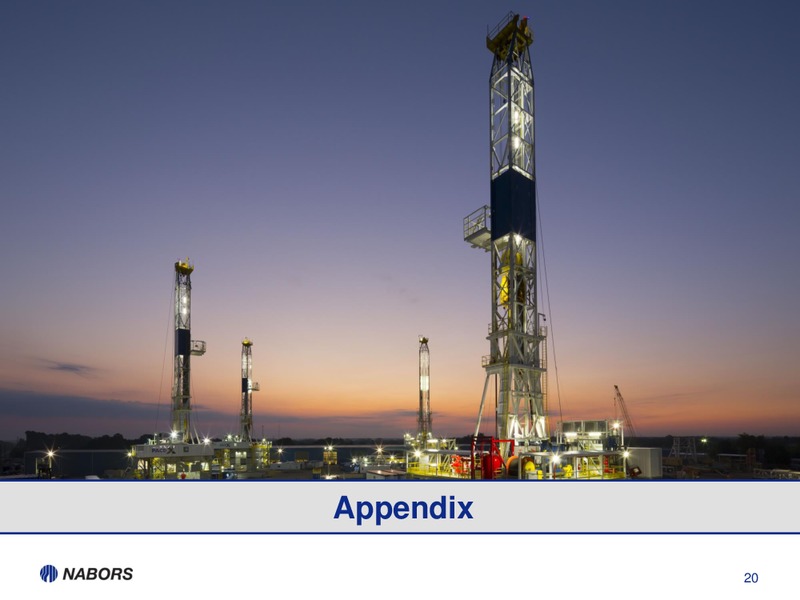 1Q14 EARNINGS PRESENTATION – Nabors Industries Ltd. – slide 19
