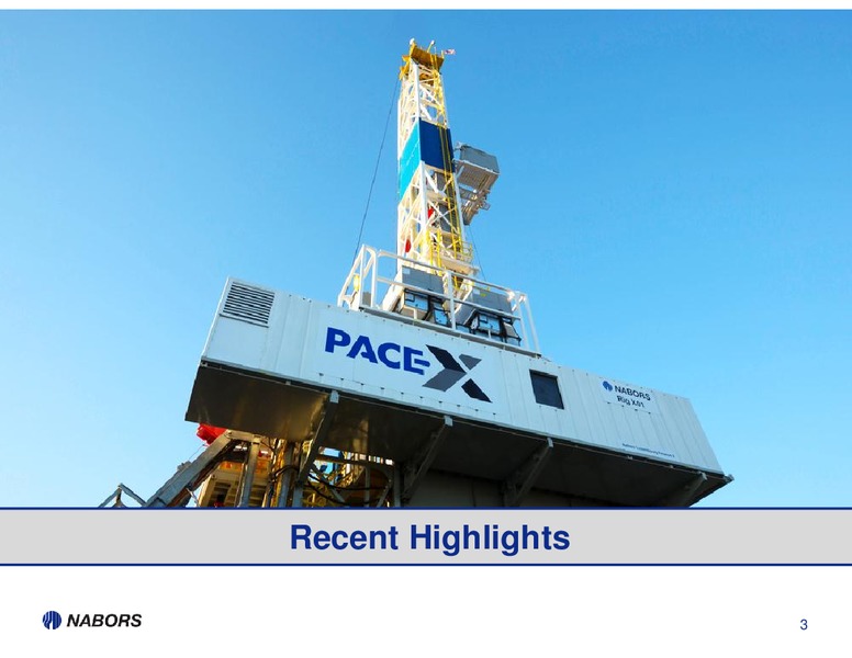 1Q13 EARNINGS PRESENTATION – Nabors Industries Ltd. – slide 2