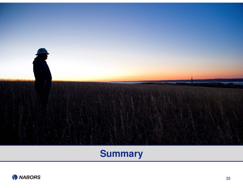 1Q13 EARNINGS PRESENTATION – Nabors Industries Ltd. – slide 34