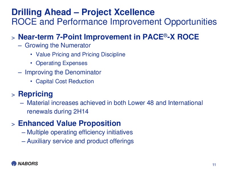 NOVEMBER INVESTOR PRESENTATION – Nabors Industries Ltd. – slide 9