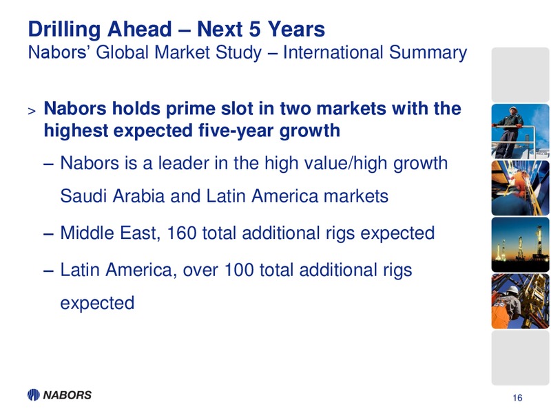 NOVEMBER INVESTOR PRESENTATION – Nabors Industries Ltd. – slide 14