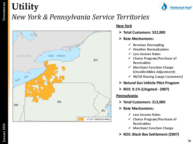 Investor Presentation – National Fuel Gas Co. – slide 55