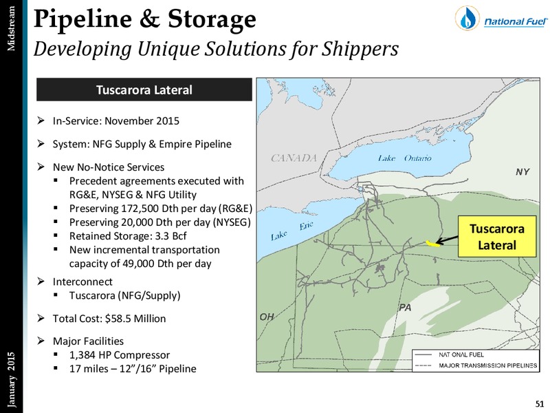 Investor Presentation – National Fuel Gas Co. – slide 50