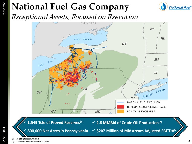 Investor Presentation – National Fuel Gas Co. – slide 2