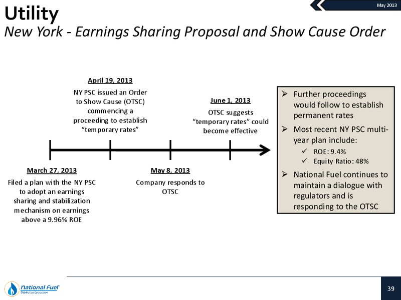 Investor Presentation – National Fuel Gas Co. – slide 38