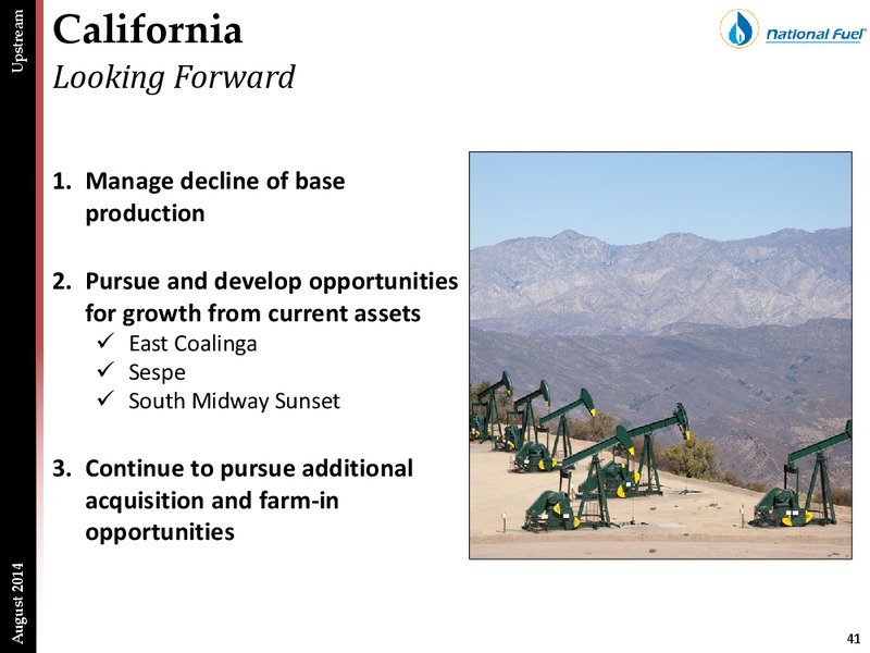 Investor Presentation – National Fuel Gas Co. – slide 40