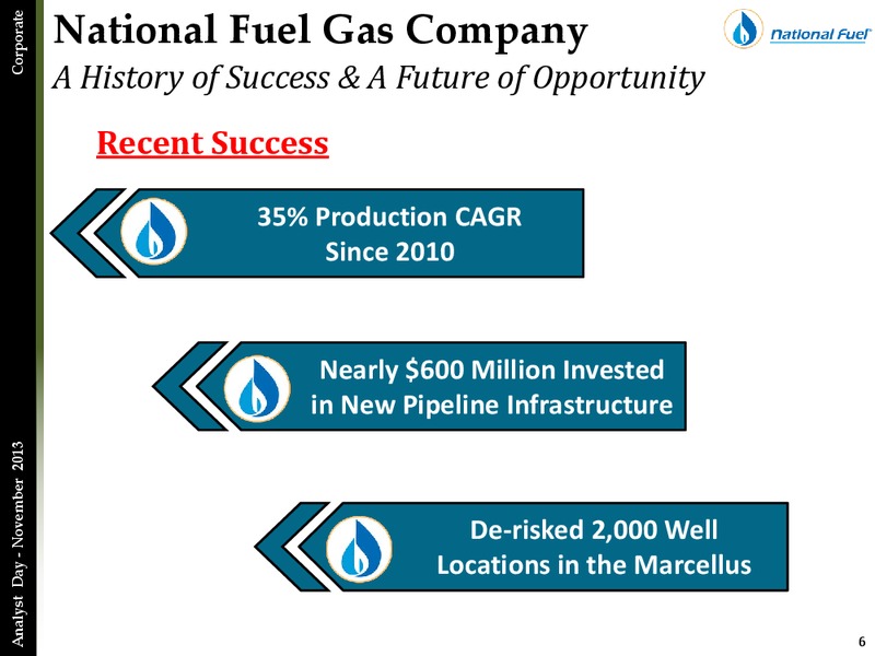 ANALYST DAY PRESENTATION – National Fuel Gas Co. – slide 5