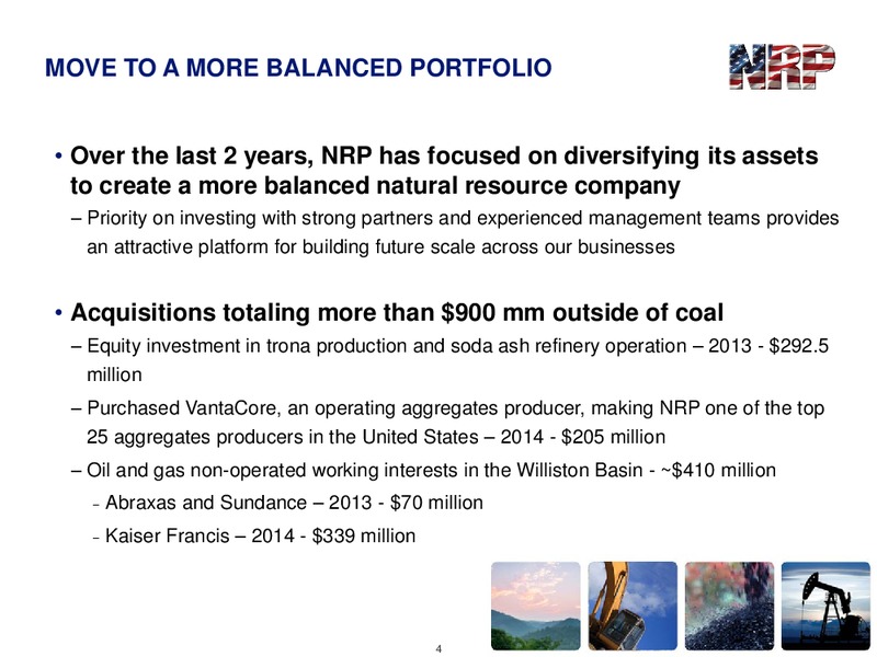 UBS SECURITIES MLP ONE ON ONE CONFERENCE – Natural Resource Partners L.P. – slide 2