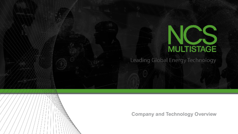 March 2022 Investor Update – NCS Multistage – slide 2