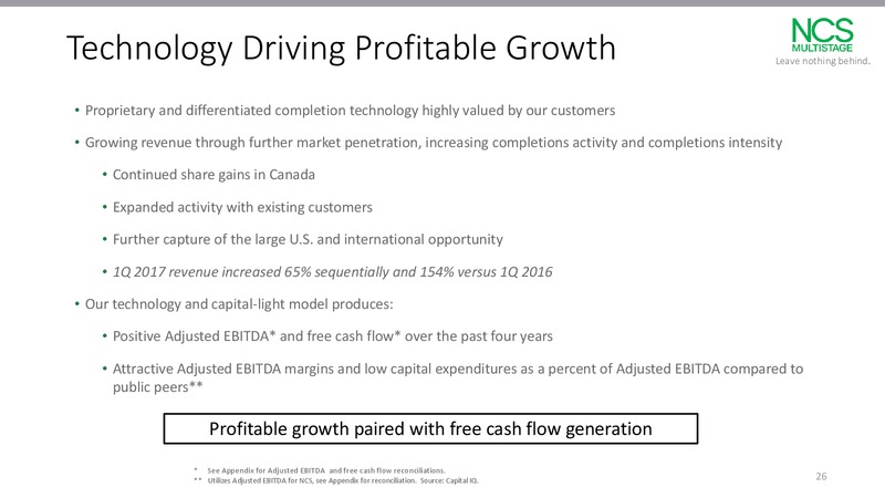 JP Morgan 2017 Energy Equity Conference – NCS Multistage – slide 25