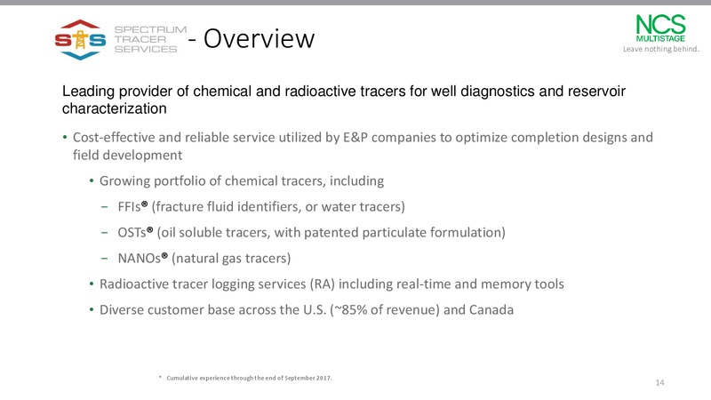 Jefferies 2017 Energy Conference – NCS Multistage – slide 13