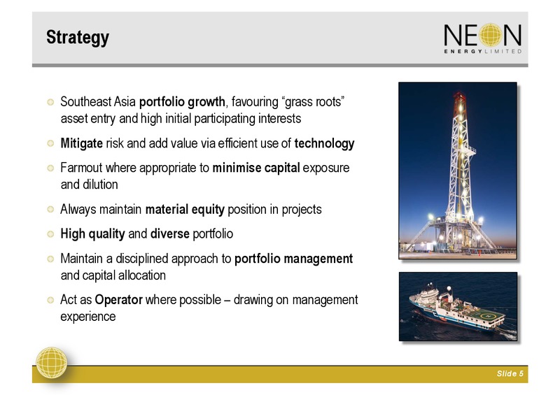 Investor Presentation – Neon Energy Ltd. – slide 4
