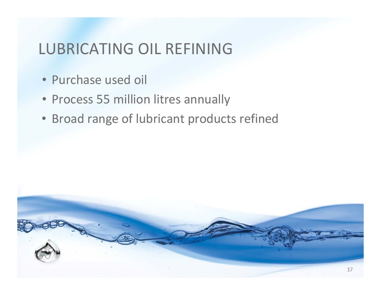 AUGUST 2010 INVESTOR PRESENTATION – Newalta Corp. – slide 17