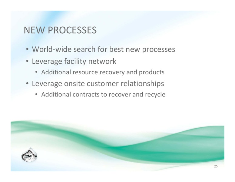 AUGUST 2010 INVESTOR PRESENTATION – Newalta Corp. – slide 25